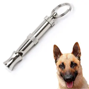 Peluit Latih Anjing Ultrasonik Stainless Steel Adjustable Pitch - A-55