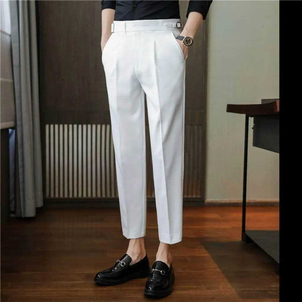 Quần Tây Nam Nga My Quần Âu Bó Gấu Phong Cách Hàn Quốc Lịch Lãm Sang Trọng QD311 Menswear Pants có thể giặt máy thường thanh lịch thường