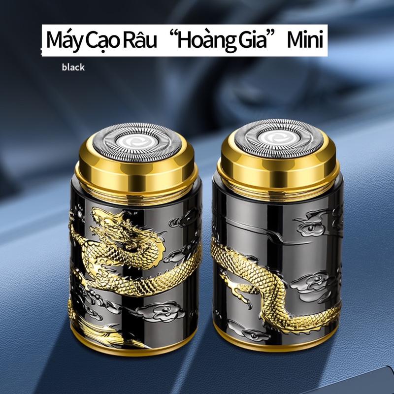 Máy Cạo Râu “Hoàng Gia”Mini Tạo Hình Rồng Sang Trọng Kết Hợp Nền Đen Đặc Biệt | Chất Liệu Hợp Kim Cao Cấp | Tích Hợp Lưỡi Tự Mài | Chống Nước IPX7 | Tặng Kèm Sạc Type C Và Vệ Sinh Lưỡi Phù Hợp Nam Nữ