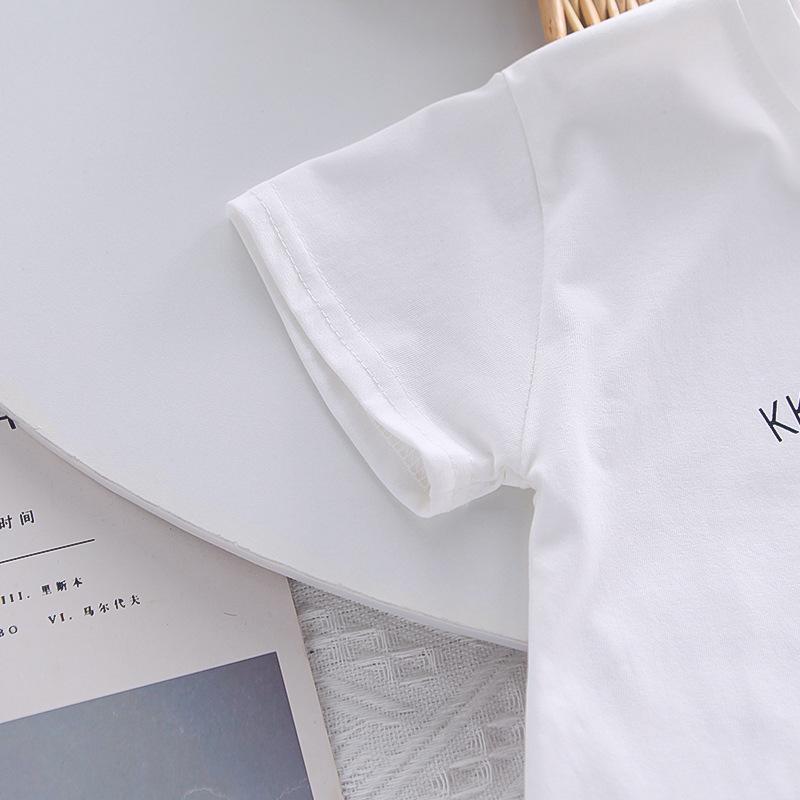 Product Introduction of New Style Boys' Summer Fashion Full Print Floral Shirt Short Sleeve Three-Piece Set Trendy 2025 Boys' Summer Outfit 14