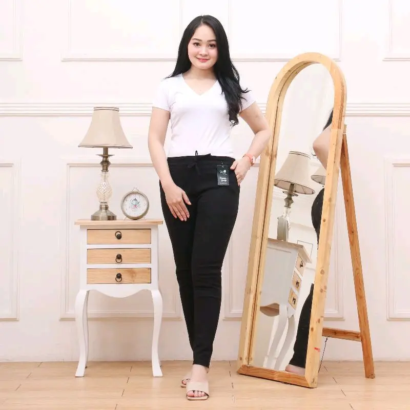 Celana Wanita Kekinian Bagypants Bahan Twill Adem Panjang Casual Formal