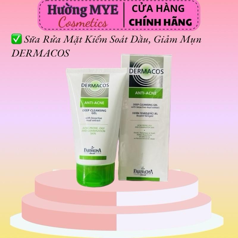  Sữa Rửa Mặt Farmona Dermacos Anti Acne Deep Cleansing Gel 150ML Sạch Sâu Ngừa Mụn 