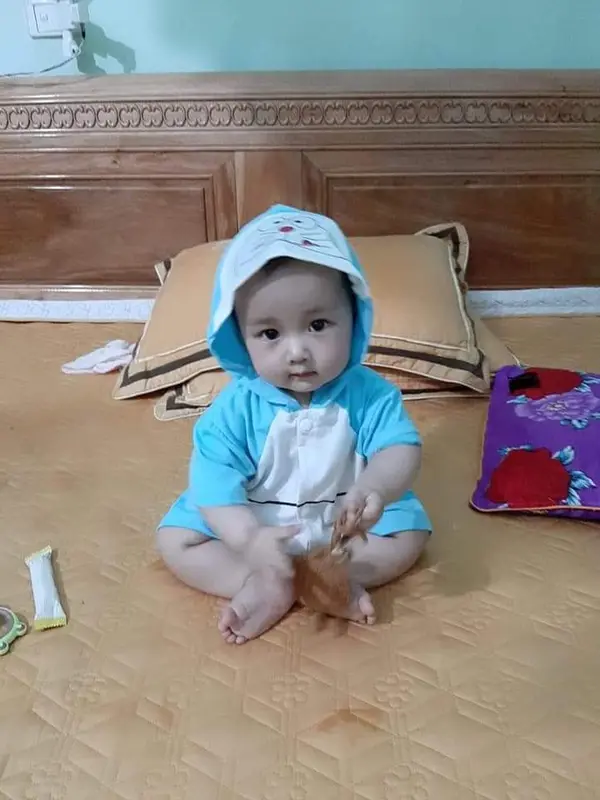 body doremon ngắn tay cho bé tra và gái Jumpsuit 2