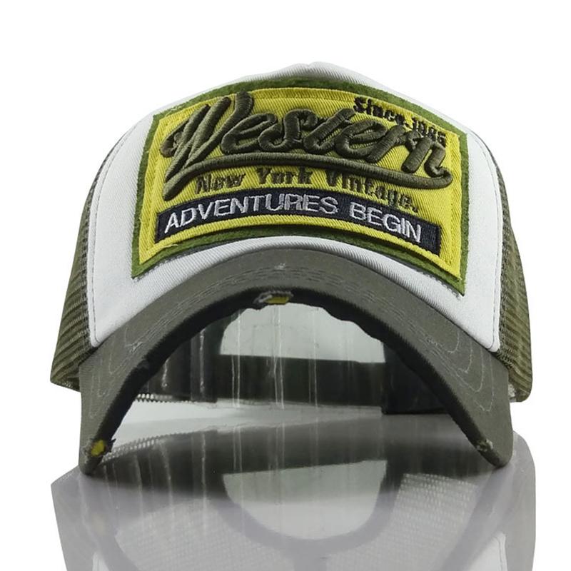 Women Men Streetwear Letter Embroidery Mesh Dad Baseball Cap Snapback Hip Hop Outdoor Y2K Trucker Hats #452826 5