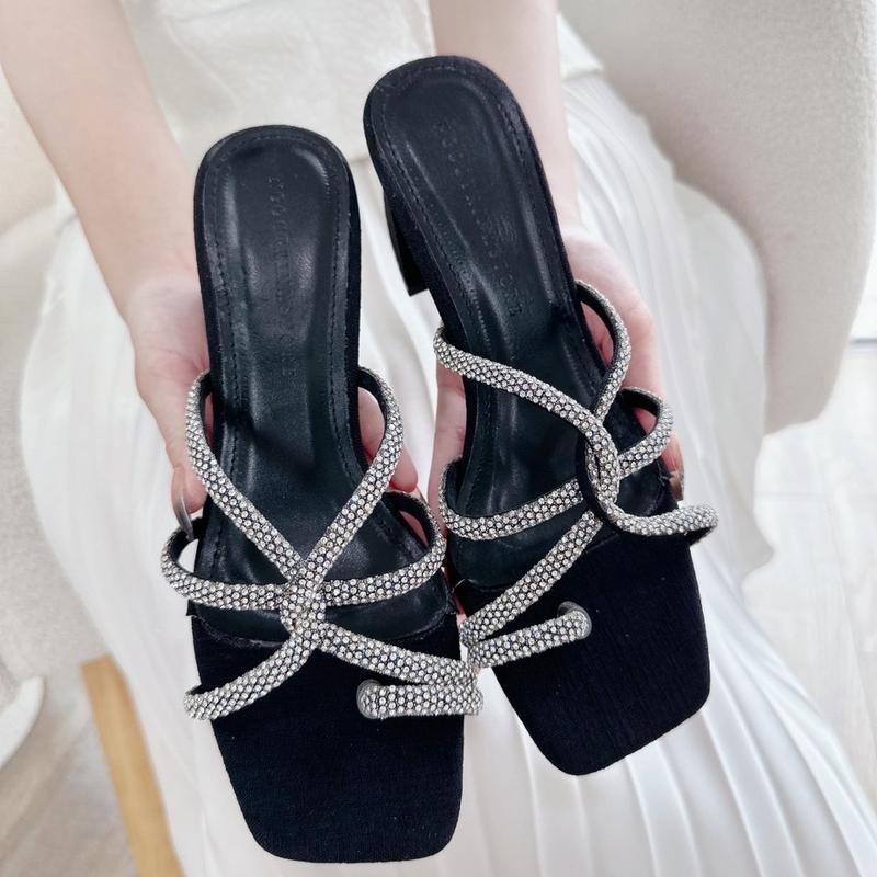 Dép cao gót nữ 5cm NGỌC TRINH STORE quai kẹp xỏ ngón xoàn mẫu mới 2024 KB 11 DéP Shoes GiàY