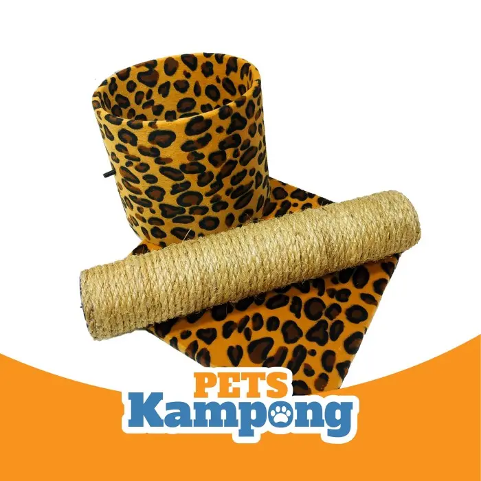 Garukan kucing mainan rumah Tree scratch post 2