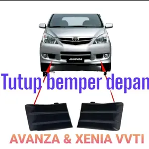 tutup bemper depan avanza & xenia vvti  / cover bemper depan/ tutup cover  samping foglamp xenia & avanza vvti  2007-2011