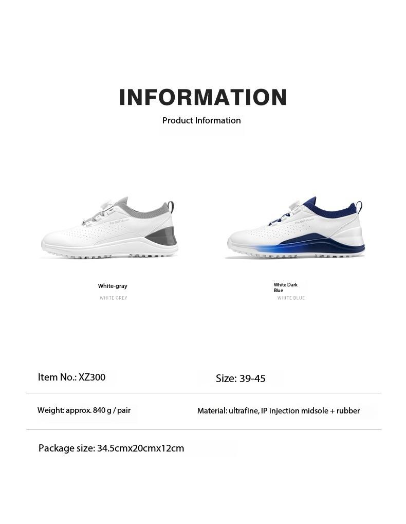 Product Introduction of [PGM] Golf Shoe Men's Waterproof Sneakers Knob Shoelace Anti-Slip Golf Shoes Xz300 14