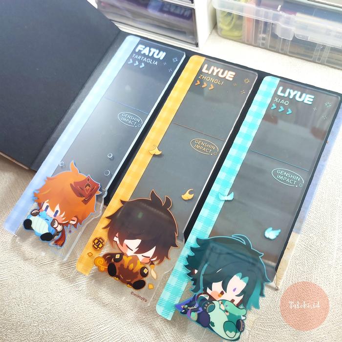 Note Tandee Jual Official Genshin Impact Acrylic Standee Sticky Note Holder | Desk ...