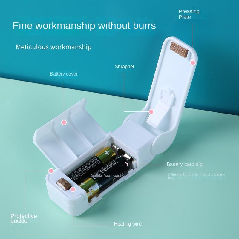 Mesin Pembungkusan Sampul Plastik, Snack Capper, Kecil dan Mini, Sesuai untuk Isi Rumah, Membungkus Makanan, Menyimpan Segar, Mesin Pengedap Vakum Vacuum plastic  box  sealer mesin  press alat  perekat  plastik  snack 3