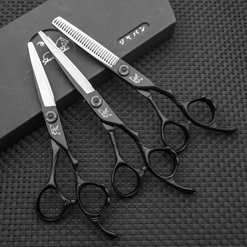 Kéo Cắt Tỉa Chiến Binh Shen Qi Shi Tay Hoa Thép Nhật Siêu Bén (Tặng Kèm Lược Chuốt Khi Mua 1 Cặp)