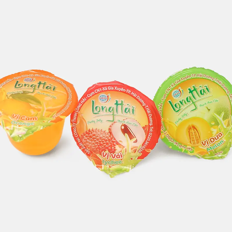 Thạch Rau Câu Long Hải Hương Vị Tổng Hợp Trọng Lượng Túi 416 G Ăn Vặt Snack Food Thức Ăn 6