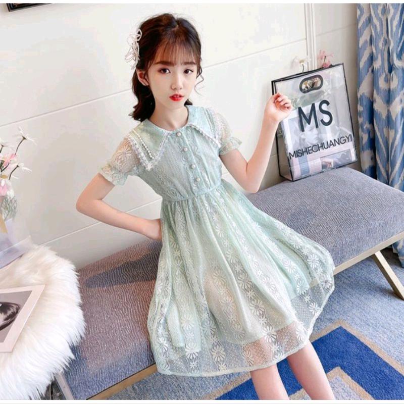 DRESS ANAK PEREMPUAN IMPORT BRUKAT MUTIARA/DRESS ANAK BRUKAT MUTIARA IMPORT 4