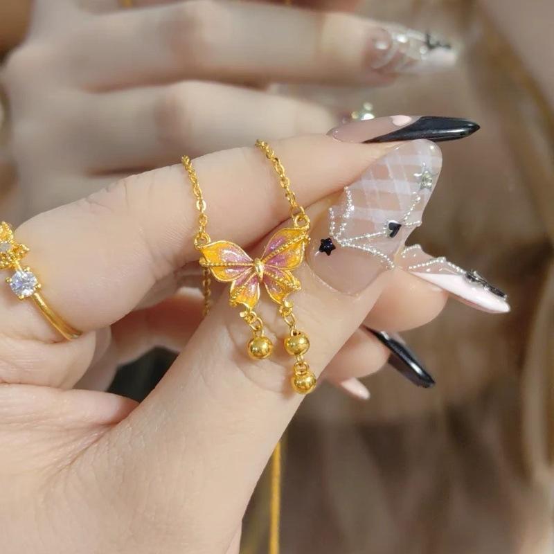 Product Introduction of New Chinese gourd necklace 2025 new light luxury stacking personalized necklace 5