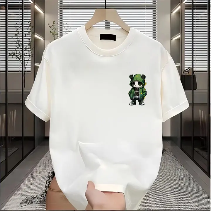 Cotton short sleeved T-shirt