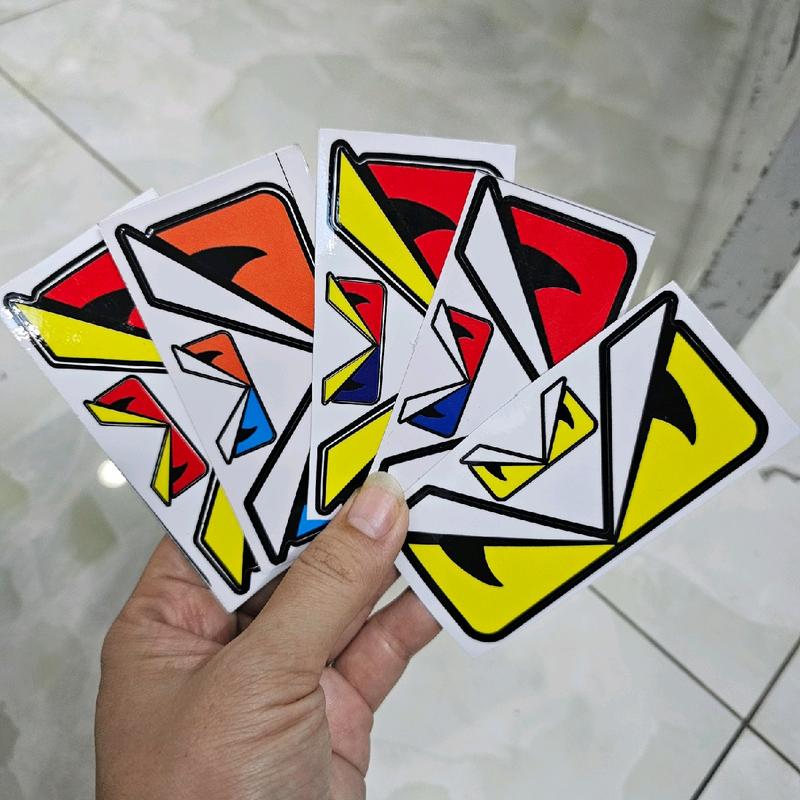 Tem decal sticker logo mắt cú dán trang trí xe máy, điện thoại Nhãn Dán