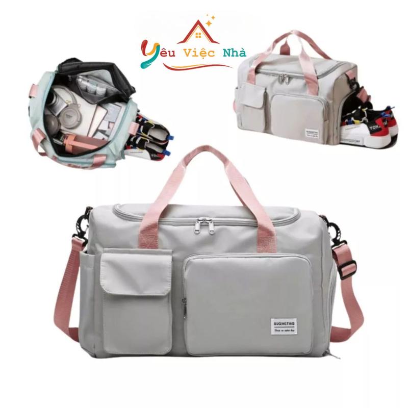 Túi Du Lịch Sức Chứa Lớn, Túi Trống Thể Thao Du Lịch Tập Gym Đa Năng, Chống Thấm Nước