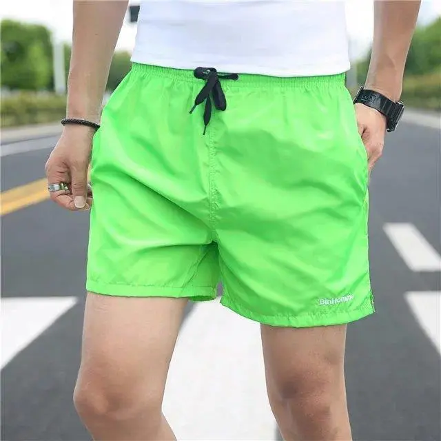 Quần Soóc Thể Thao Thường Ngày Mùa Hè, Chất Liệu Lụa Lạnh Dành Cho Nam, Phong Cách Hợp Xu hướng Và Rộng Rãi, Quần Lớn, Mỏng Và Nhanh Khô, Thích Hợp Mặc Đi Biển, 3 Điểm Menswear 4