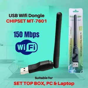 USB Wifi Dongle MT7601 Wireless Adaptor Receiver Untuk STB/Set Top Box/PC/Laptop Receiver wifi for STB