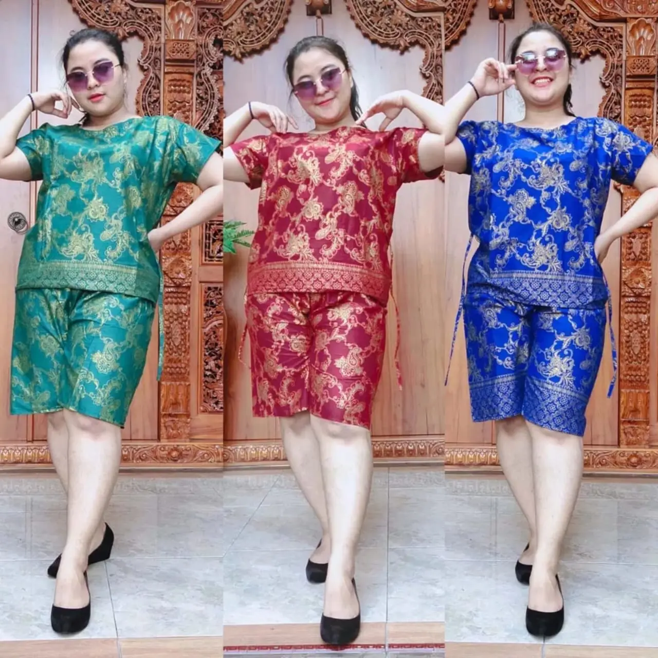 BABYDOLL JUMBO PENDEK XXL | PIYAMA PENDEK JUMBO Santai Bali Wanita Celana
