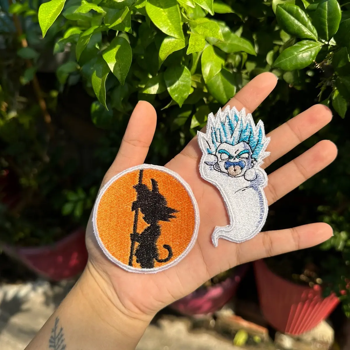 Sticker ủi thêu Anime Goku