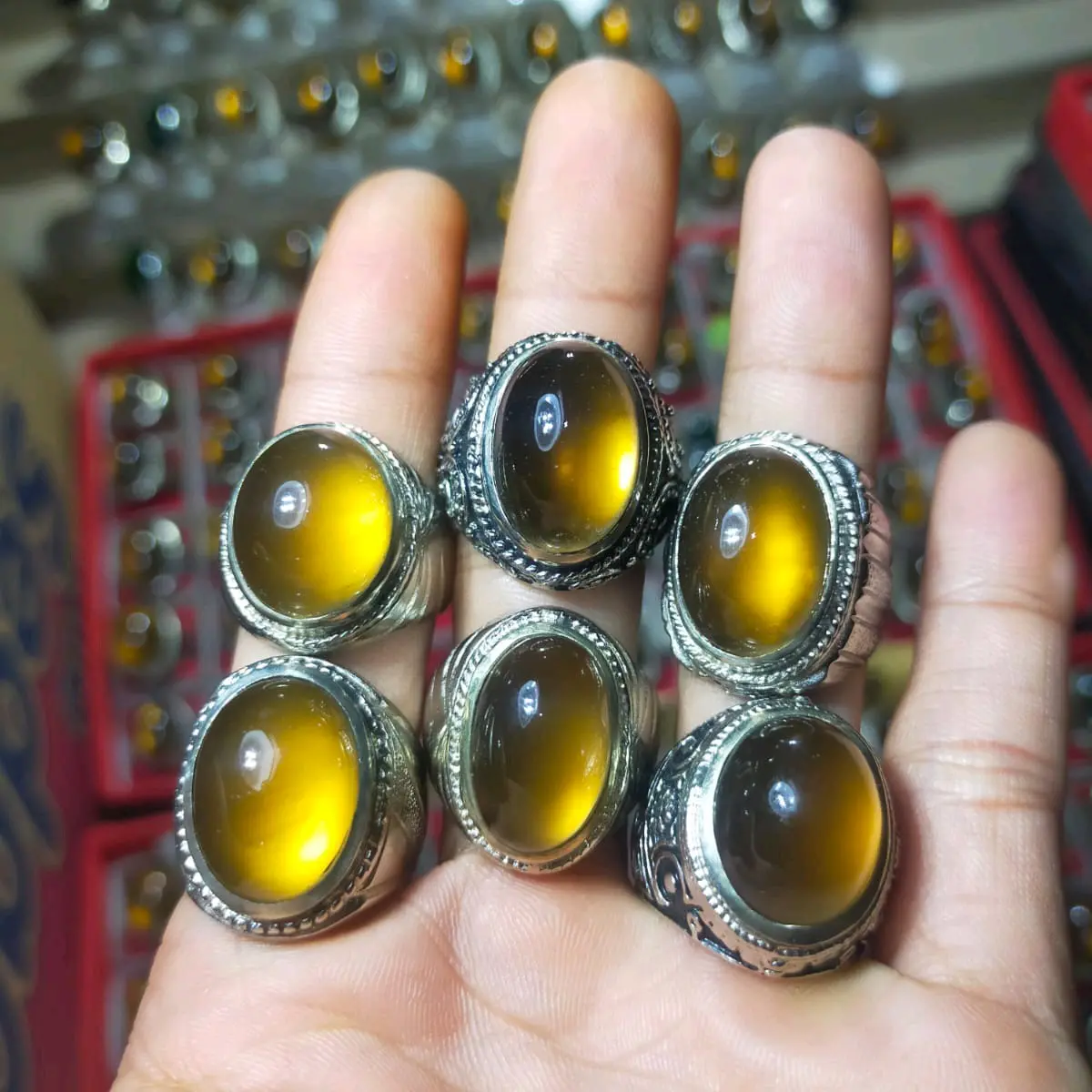 perhiasan cincin Laki-laki