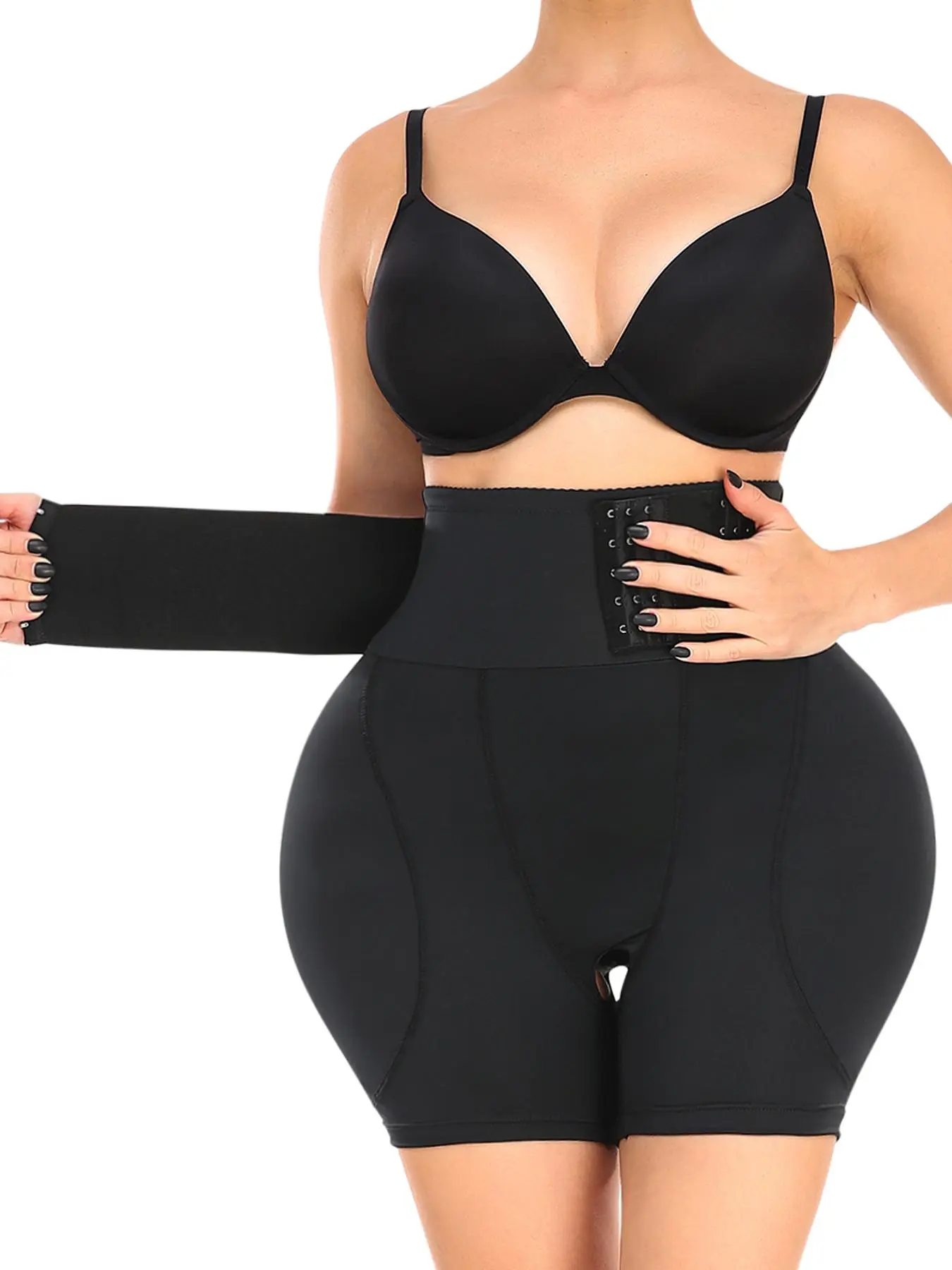 Women's Open Crotch Design Shapewear Bottoms, Tummy Control Butt Lifting Shaper Bottoms, High Stretch Shapewear Bottoms for Daily Wear