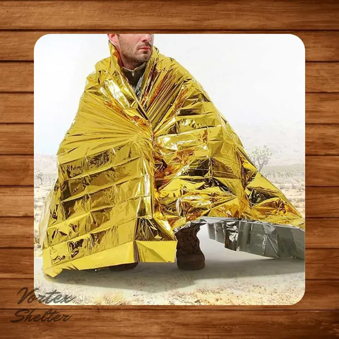 Selimut Darurat Aluminium Foil Emergency Blanket Insulation Thermal Camping