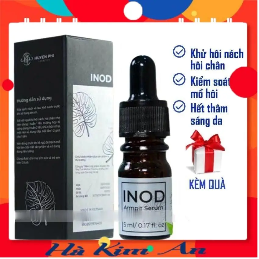 Serum hôi nách Inod Huyền Phi khử hôi nách hôi chân hết thâm sáng da - Hà Kim An