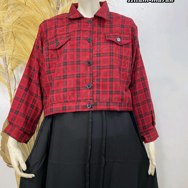 outer wanita kekinian / outfit wanita / outer untuk kondangan Dress Formal Muslim 3