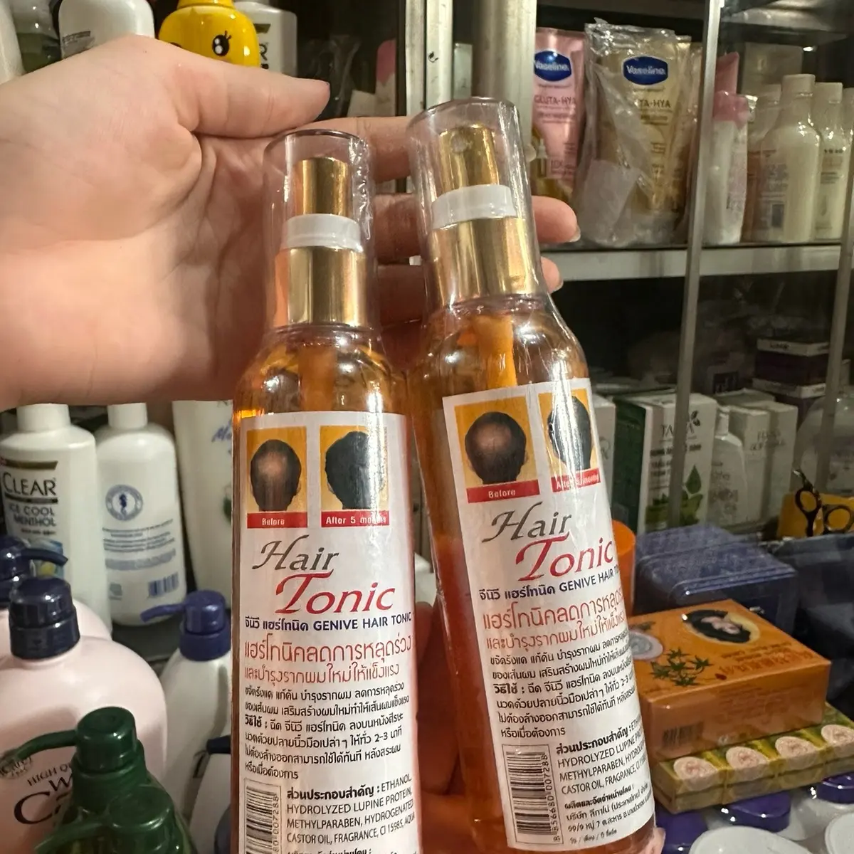 Serum giúp giảm gãy rụng tóc hair tonic Thái Lan chăm sóc tóc dưỡng tóc