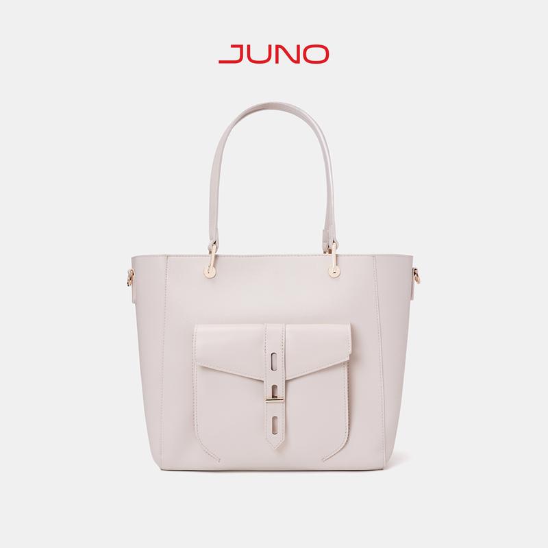 JUNO Túi Xách Lớn Tote Lớn Phối Ngăn Trang Trí - TXL083