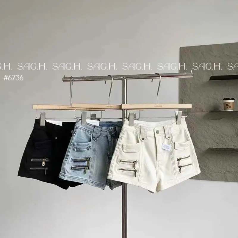 #6736 QUẦN SHORT JEAN TÚI KHÓC DÁNG ÔM HÀNG QCCC