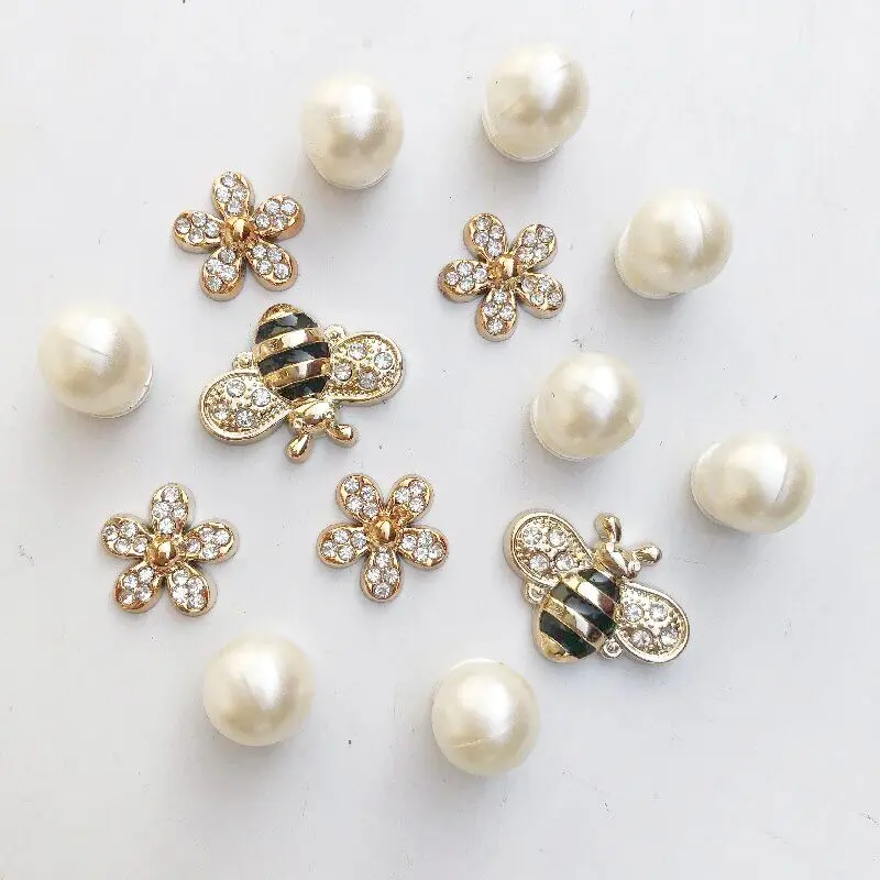 Dongdong Xiaohongshu Shoe Flower Rhinestone DIY Accessories Detachable Decorative Shoe Buckle Dongdong Shoes DIY Accessories