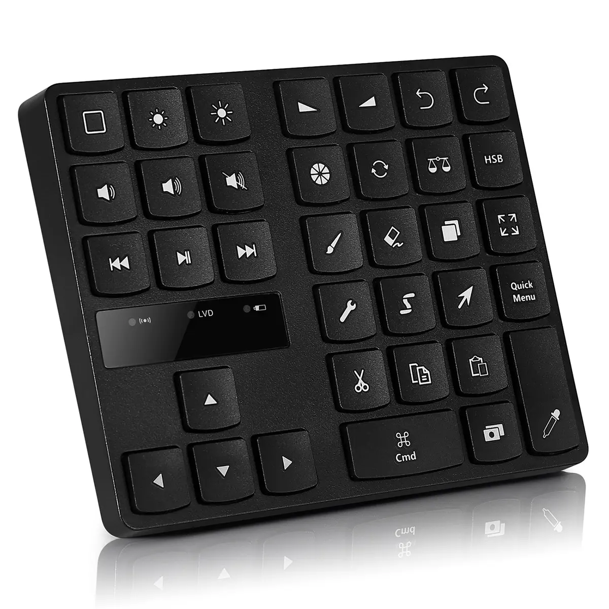 Keypad Drawing Music Bluetooth Drawing Keypad , 35 Keys Rechargeable Wireless Keyboard for ...