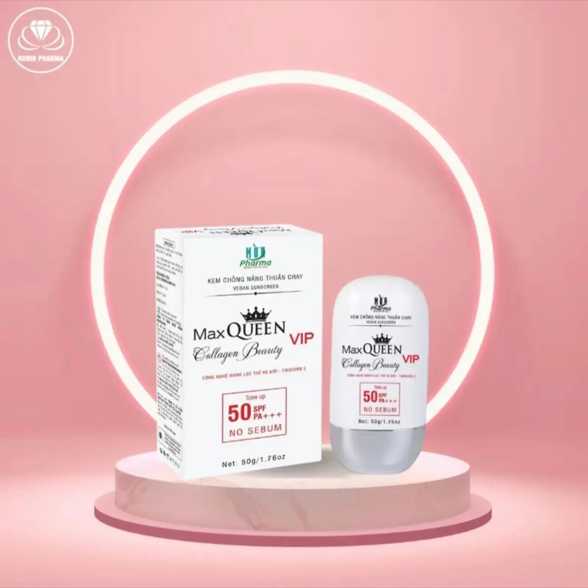 Kem chống nắng Thuần Chay - Công nghệ màng lọc thế hệ mới- Chỉ số chống nắng SPF 50 PA +++ ( Tuýp 50g) Sun Cream