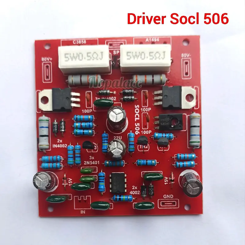 Kit Driver power socl 506 ocl 506 driver power amplifier Pc Subwoofer power aktif 400 watt 0