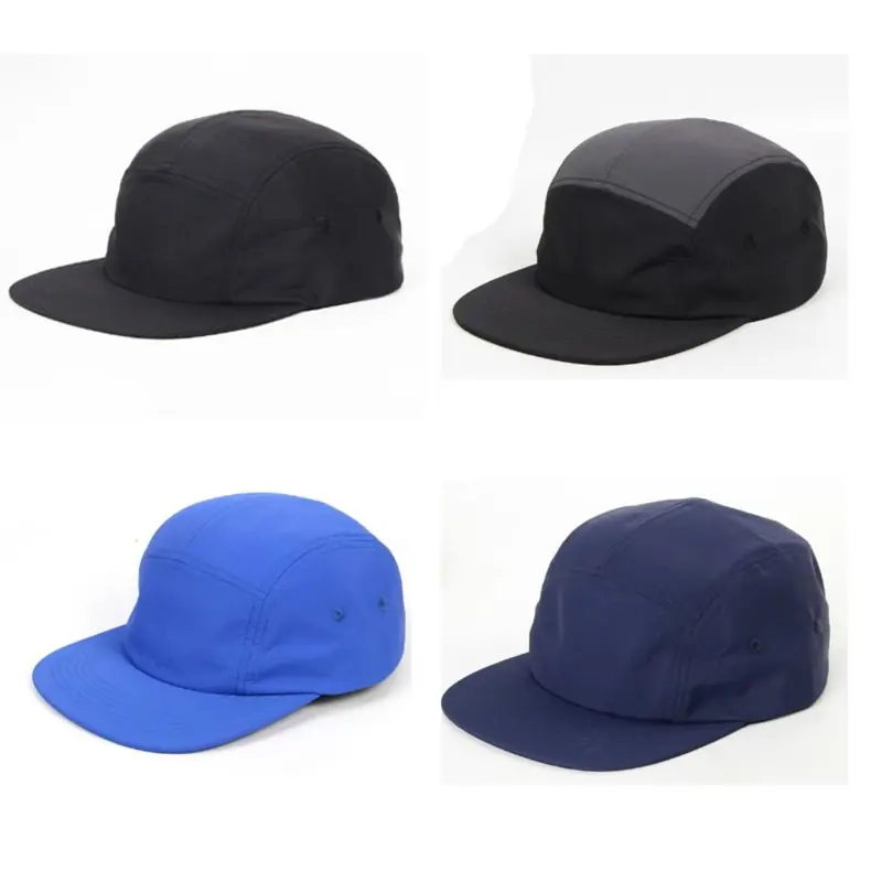 Mũ Bóng Chày 5 Tấm Cho Nam Và Nữ, Mũ Nylon Thoáng Khí Mới, Cappello, Hip Hop, Không Thấm Nước, Casquette, Snapback Hat 1