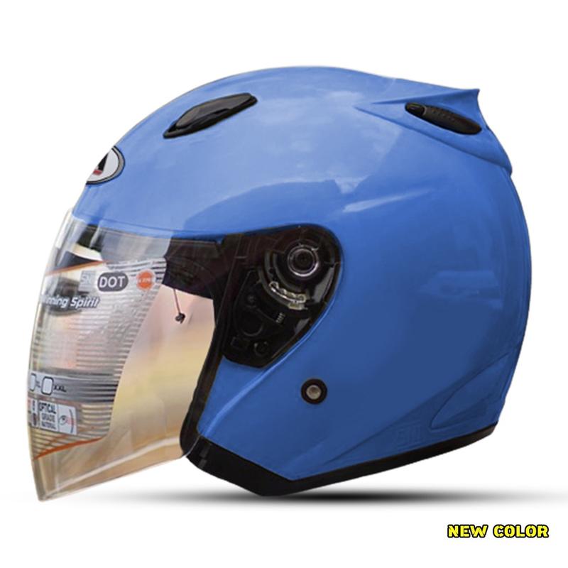 HELM DEWASA HALF FACE INK Centro SNI Basic Solid Warna White Untuk Pria Dan Wanita Dewasa SNI COD Free Packing Motorcycle Motorcycle 2