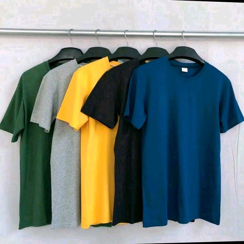 (HOT) combo  áo thun trơn nam vải co giãn chất đẹp  . giao màu tối ngẫu nhiên Menswear NAM 3