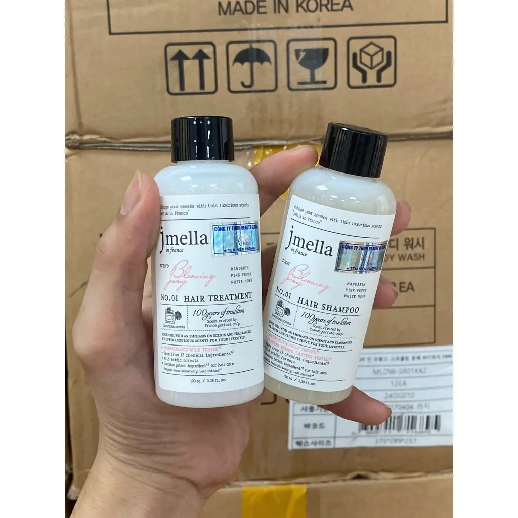 Dầu Gội - Dầu Xả Jmella chuyên dành cho du lịch Minisize 100ml