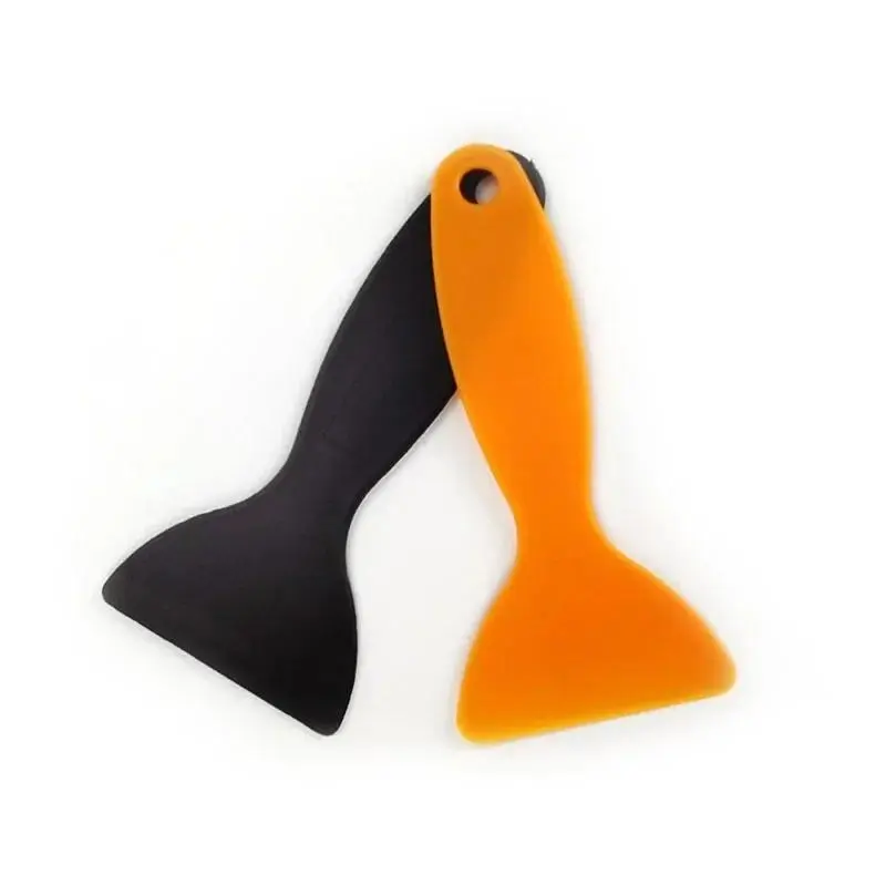 Plastic Spatula Car Anti-slip Sticker Special Yellow Black Small Scraper Household Decontamination Cleaning Small Shovel