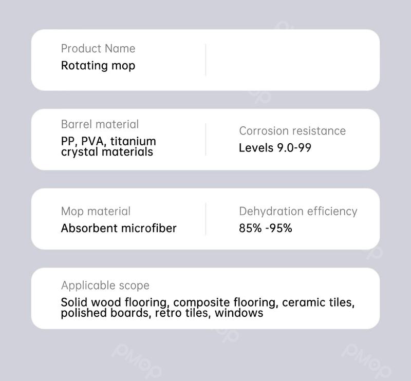 Product Introduction of PMOP Star Mop With Spinner Metal Stainless steel bucket Thickened fabric Large size 360 Easy Rotating with drain cap Dual Drive Microfiber Mop 15