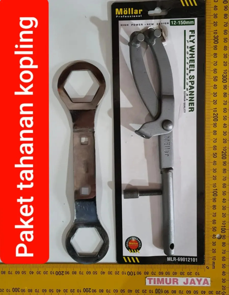 PAKET PROMO Treker CVT Kunci Tahanan Kopling 39 x 41 Motor Matic SET Treker CVT Belt Kunci Tahanan Kopling Motor Matic Flywheel Pliers Coupling Nut Spanner Bahanan Y