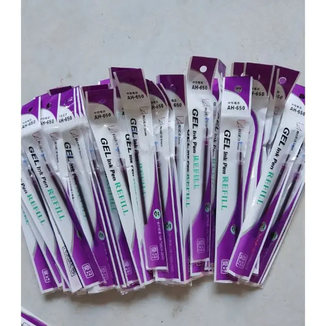 Combo 100 ruột mực tím thay được cho bút cute ( NGÒI KHÔNG BÔI XÓA ĐƯỢC)
