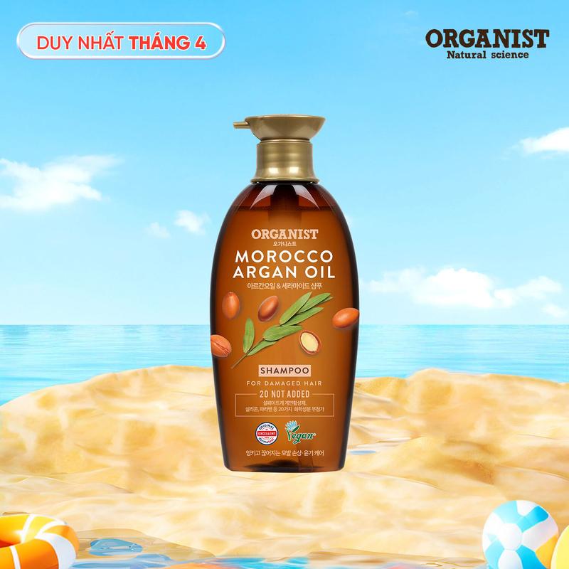 [Organist  Official] Dầu gội thuần chay Organist Morocco Argan 500ml
