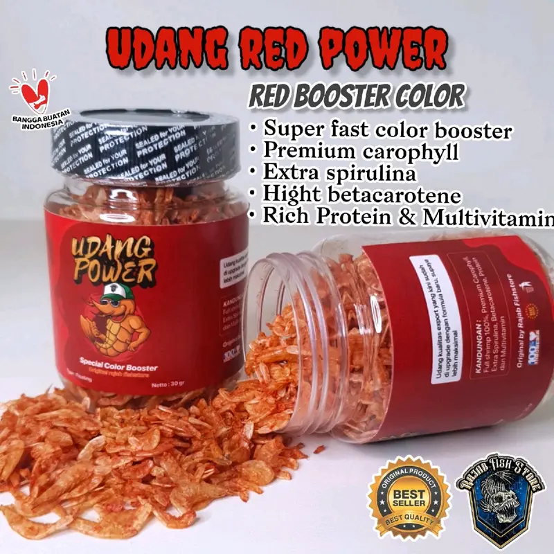 udang kering red power kualitas premium 0