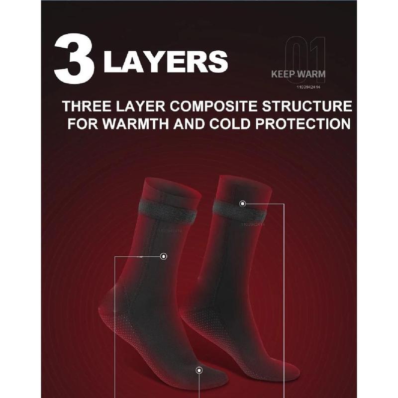Product Introduction of Durable 3mm&5mm Diving Socks Neoprene Non-slip Surf Beach Booties Warm Elasticity Water Socks for Surfing Swimming Snorkeling 28