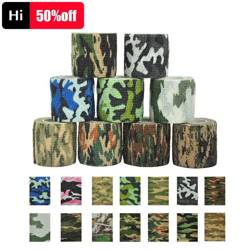 Băng Quấn Đàn Hồi, Thiết Kế Rằn Ri, Thích Hợp Để Săn Bắn, Cải Trang, Elastoplast, Tự Dính, Bảo Vệ Thể Thao, Cho Đầu Gối, Ngón Tay Và Mắt Cá Chân, Băng Quấn Thể Thao