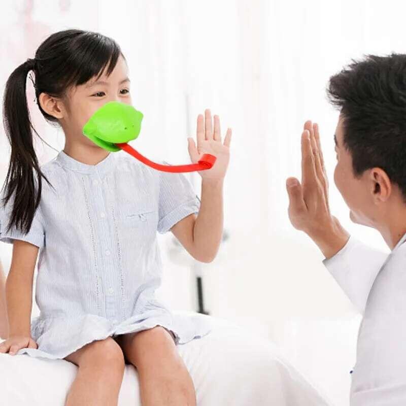 Product Introduction of 1 Set Chameleon Lizard Mask Wagging Tongue Lick Cards Board Games for Children Kids Birthay Party Favors Funny Desktop Game Toys 3